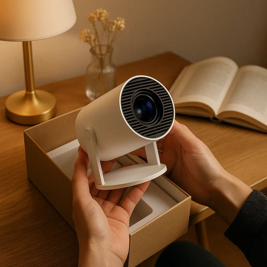 MINIPROJEE™ 1080P Smart Mini Projector – WiFi & Bluetooth | Fast US Shipping (2025 Cozy Tech Gift)